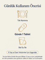 Yetişkinler için Activ Vitam magnezyum günlük kullanım önerisi